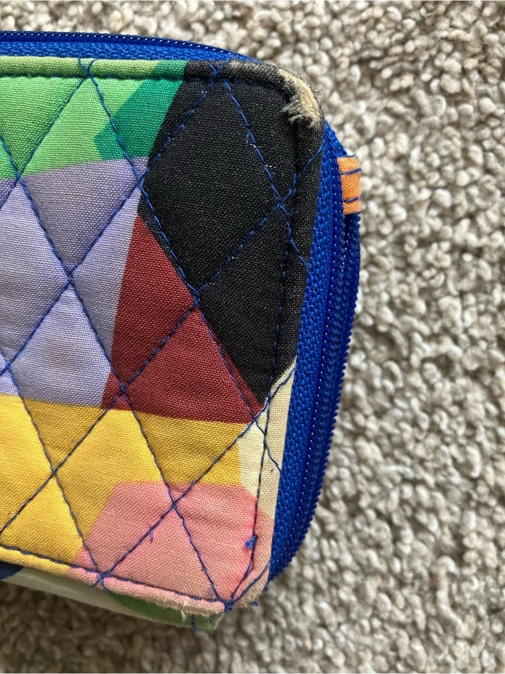Vera Bradley Multicolor Quilted Wristlet Wallet - Picture 8 of 10